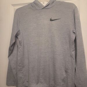 Nike Boys Dri-FIT Gray Hoodie
